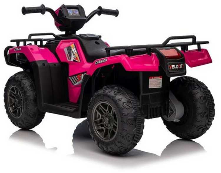 Elektrinis keturratis vaikams Quad JC915, rožinis