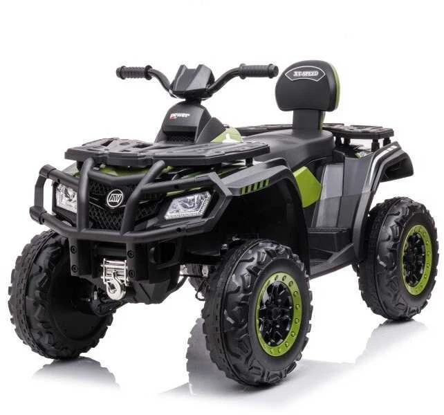 Elektrinis keturratis vaikams Quad S615 24V, Moro žalias