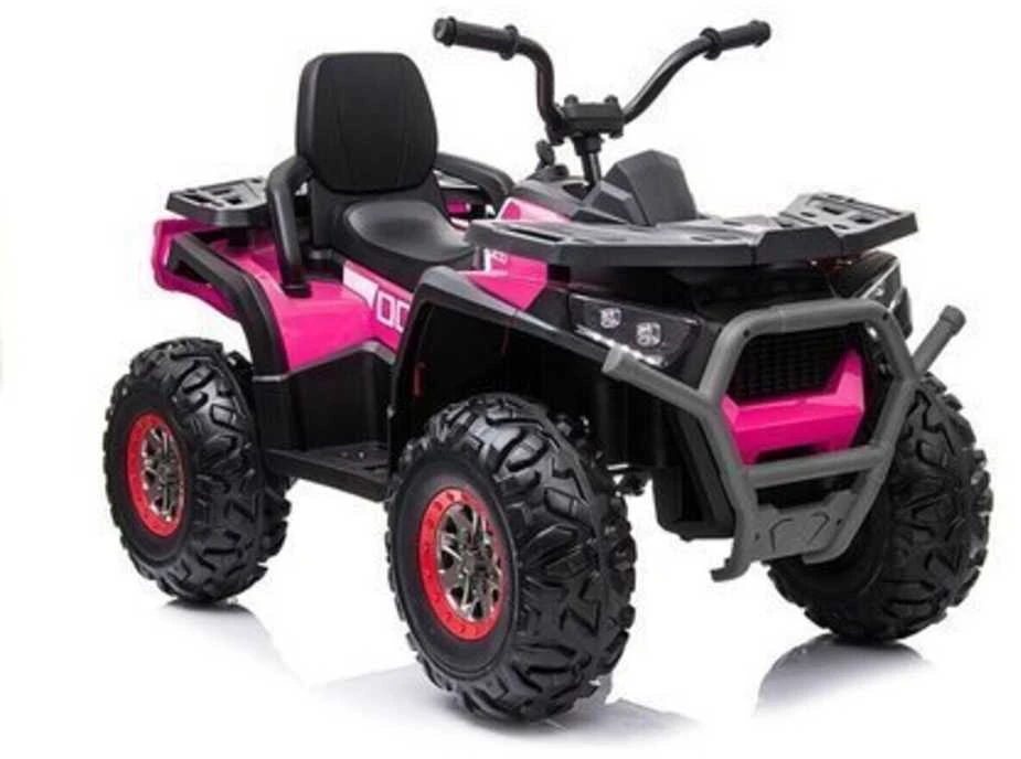 Elektrinis keturratis vaikams Quad XMX607, rožinis lakuotas