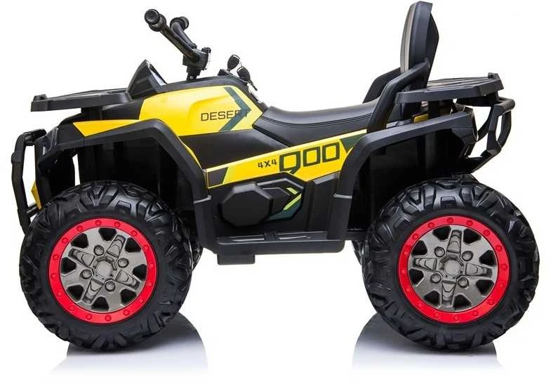 Elektrinis keturratis vaikams Quad XMX607, geltonas