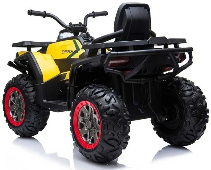 Elektrinis keturratis vaikams Quad XMX607, geltonas