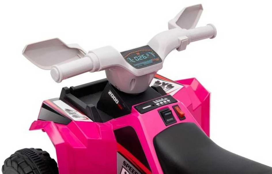 Elektrinis keturratis vaikams Quad XMX630T su priekaba, rožinis