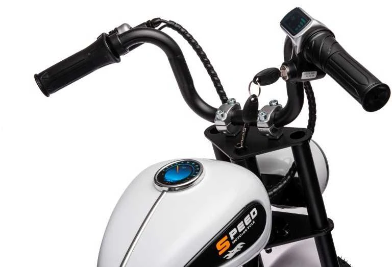 Elektrinis motociklas A9902 36V, baltas