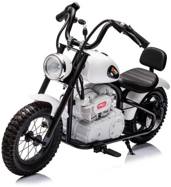 Elektrinis motociklas A9902 36V, baltas