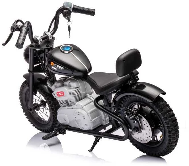 Elektrinis motociklas A9902 36V, juodas