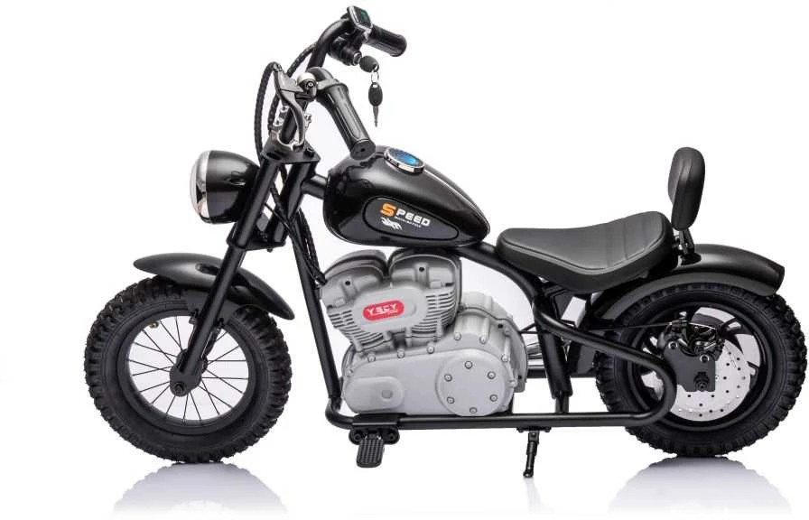 Elektrinis motociklas A9902 36V, juodas