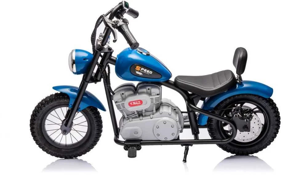 Elektrinis motociklas A9902 36V, mėlynas