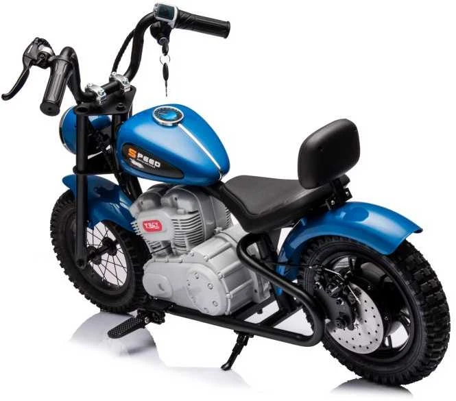 Elektrinis motociklas A9902 36V, mėlynas