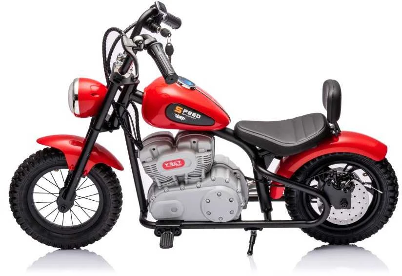 Elektrinis motociklas A9902 36V, raudonas