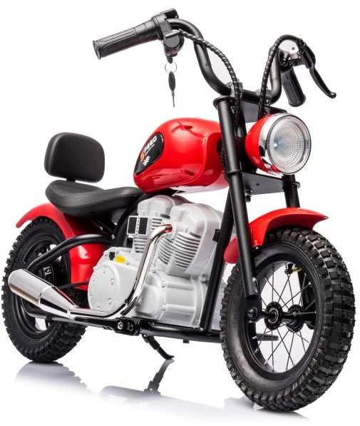 Elektrinis motociklas A9902 36V, raudonas