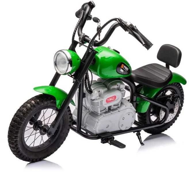 Elektrinis motociklas A9902 36V, žalias