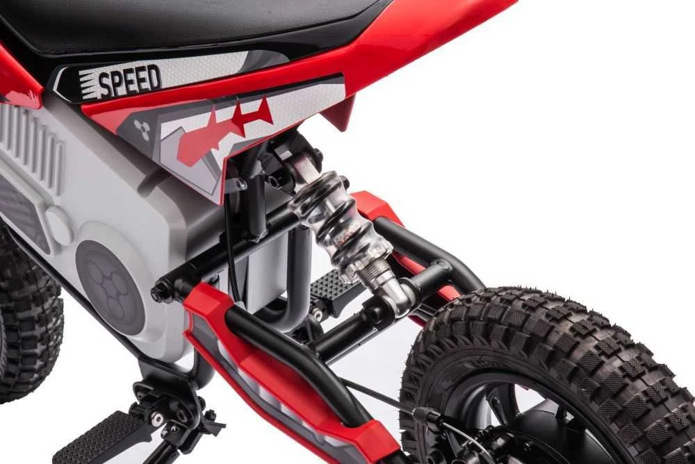 Elektrinis motociklas Cross Bike A9901 36V, raudonas