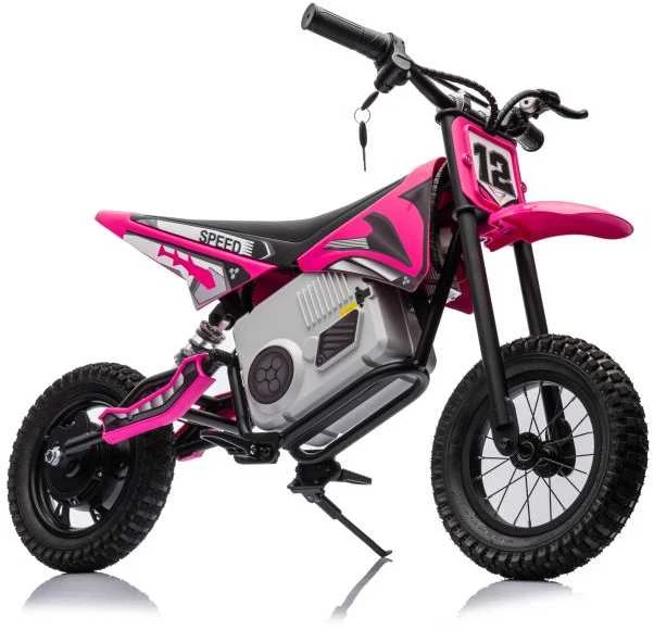Elektrinis motociklas Cross Bike A9901 36V, rožinis