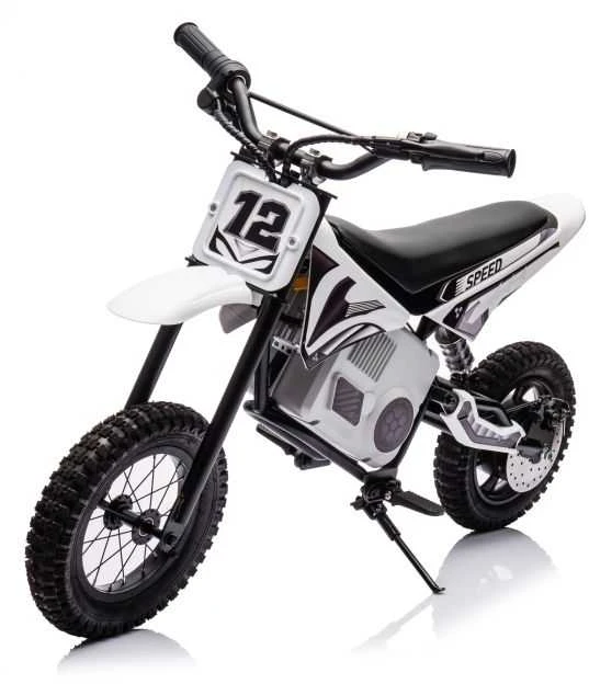 Elektrinis motociklas Cross Bike A9901 36V, baltas
