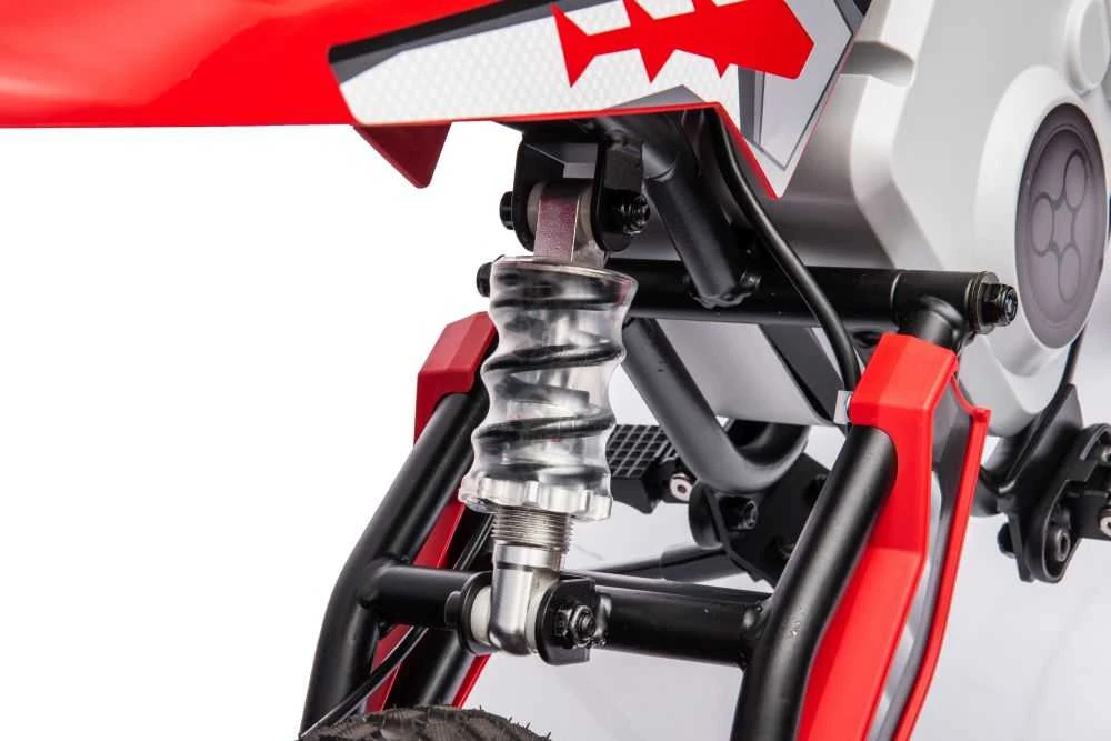 Elektrinis motociklas Cross Bike A9901 36V, raudonas