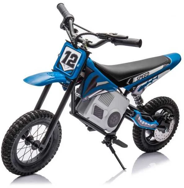 Elektrinis motociklas Cross Bike A9901 36V, mėlynas
