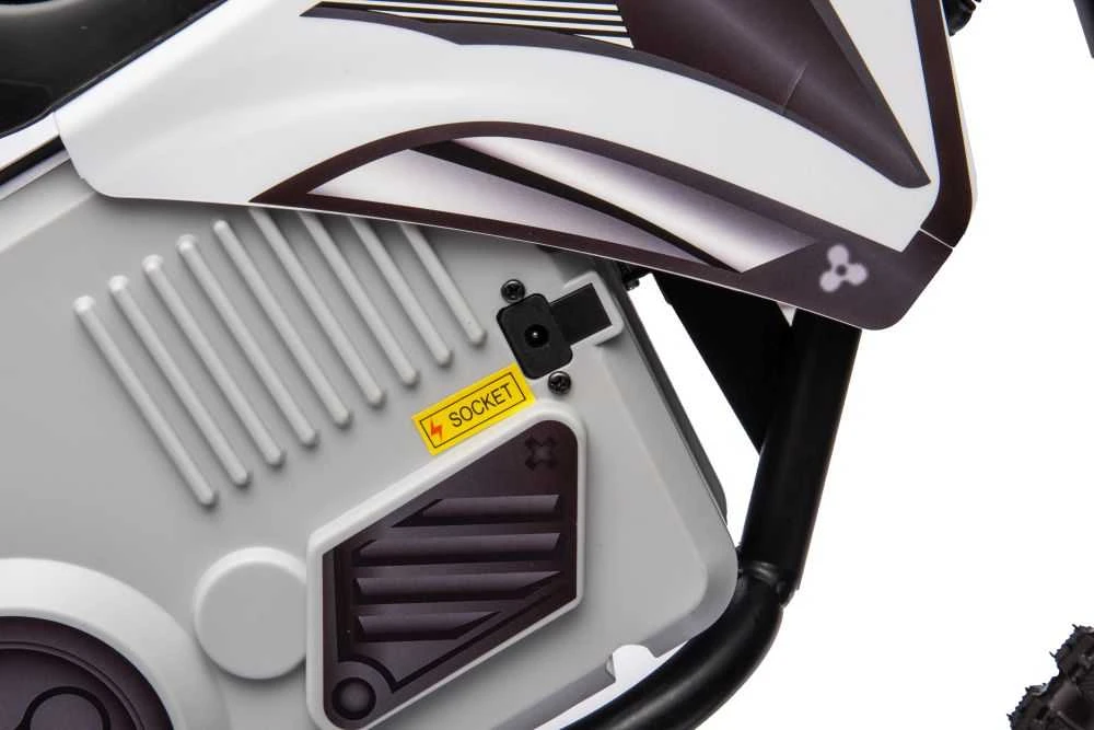 Elektrinis motociklas Cross Bike A9901 36V, baltas