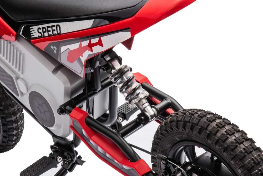 Elektrinis motociklas Cross Bike A9901 36V, raudonas