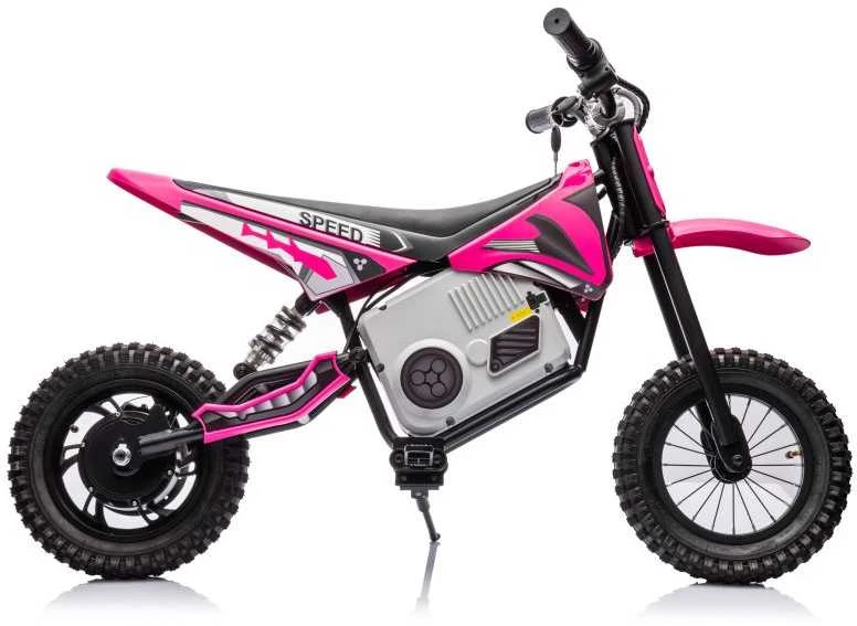 Elektrinis motociklas Cross Bike A9901 36V, rožinis