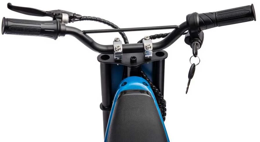 Elektrinis motociklas Cross Bike A9901 36V, mėlynas
