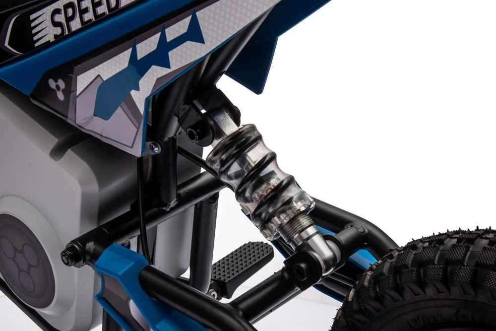 Elektrinis motociklas Cross Bike A9901 36V, mėlynas