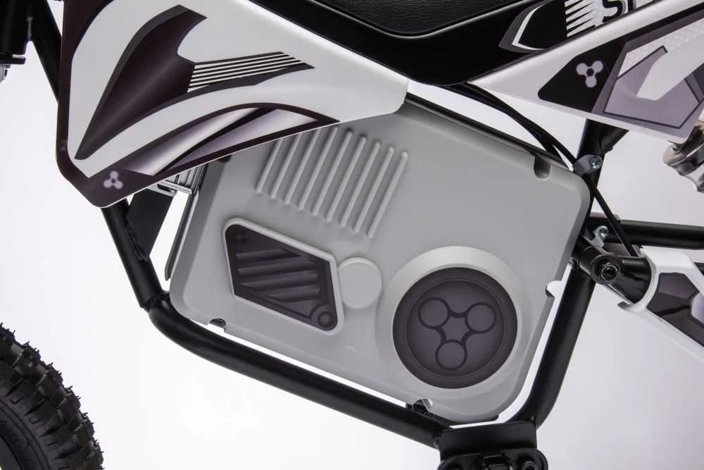 Elektrinis motociklas Cross Bike A9901 36V, baltas