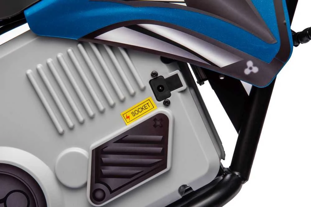 Elektrinis motociklas Cross Bike A9901 36V, mėlynas