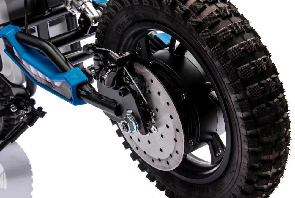 Elektrinis motociklas Cross Bike A9901 36V, mėlynas
