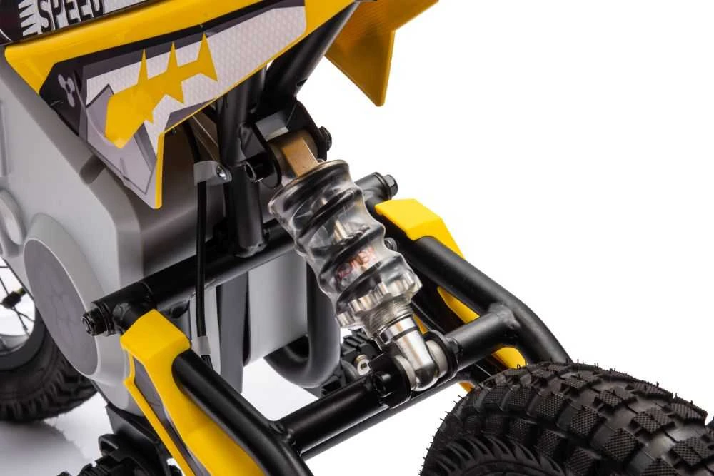 Elektrinis motociklas Cross Bike A9901 36V, geltonas
