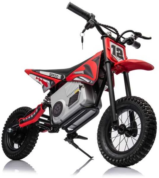 Elektrinis motociklas Cross Bike A9901 36V, raudonas