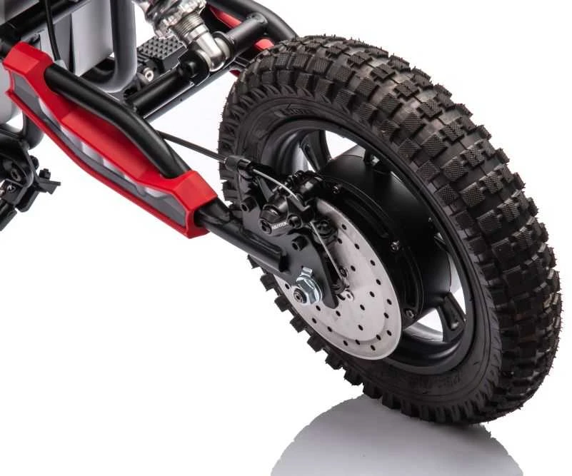 Elektrinis motociklas Cross Bike A9901 36V, raudonas