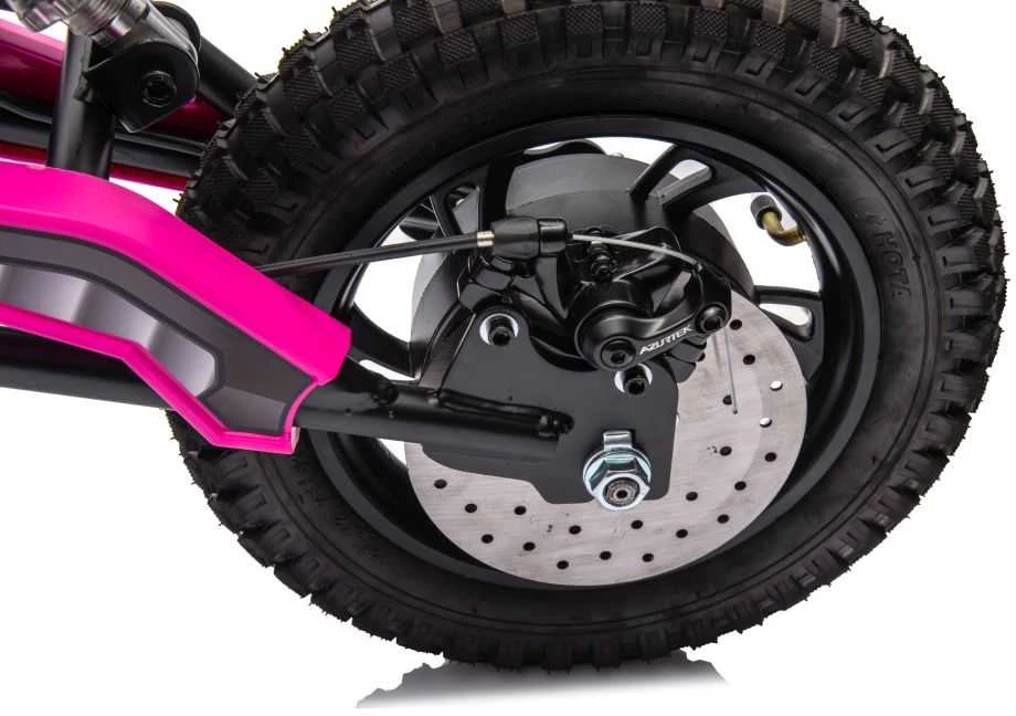 Elektrinis motociklas Cross Bike A9901 36V, rožinis