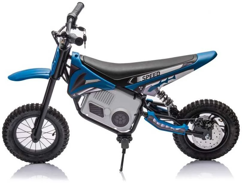 Elektrinis motociklas Cross Bike A9901 36V, mėlynas