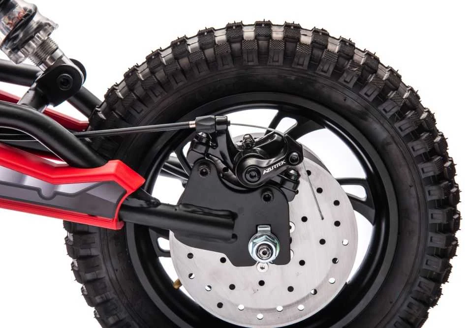Elektrinis motociklas Cross Bike A9901 36V, raudonas