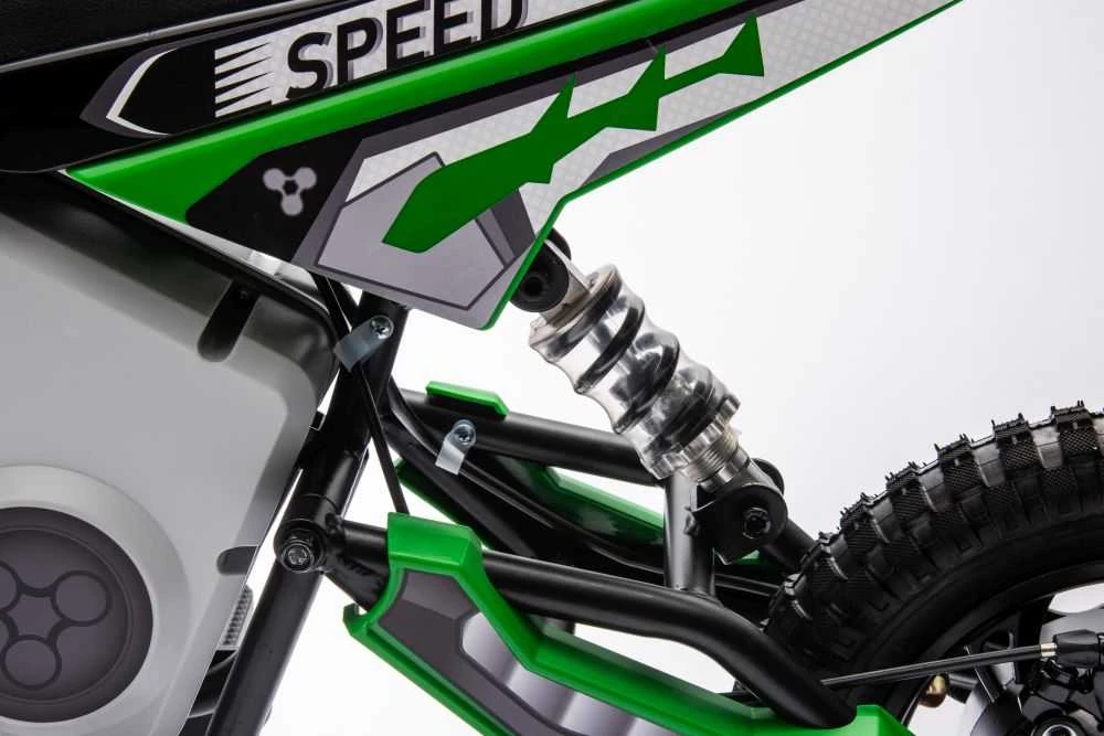 Elektrinis motociklas Cross Bike A9901 36V, žalias