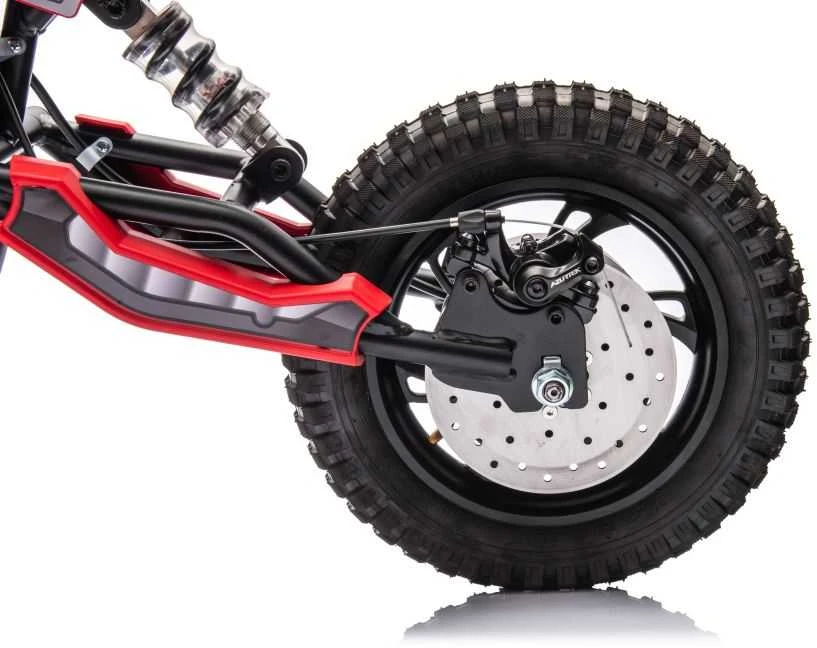 Elektrinis motociklas Cross Bike A9901 36V, raudonas