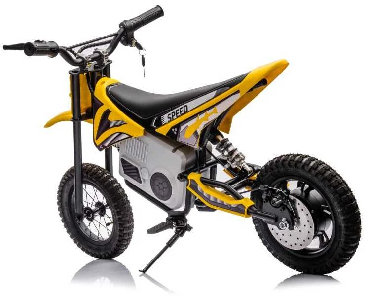 Elektrinis motociklas Cross Bike A9901 36V, geltonas