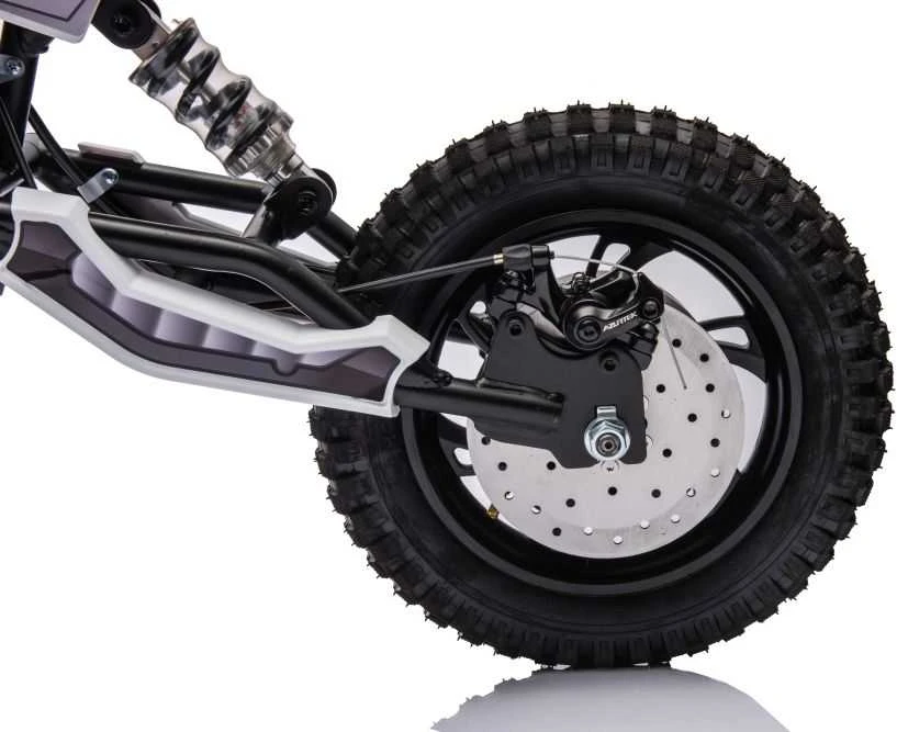 Elektrinis motociklas Cross Bike A9901 36V, baltas