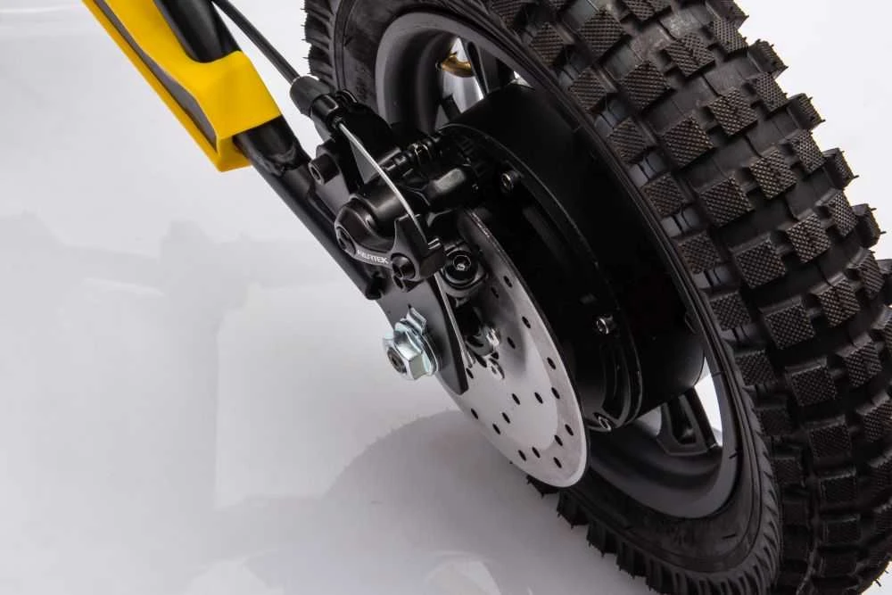 Elektrinis motociklas Cross Bike A9901 36V, geltonas