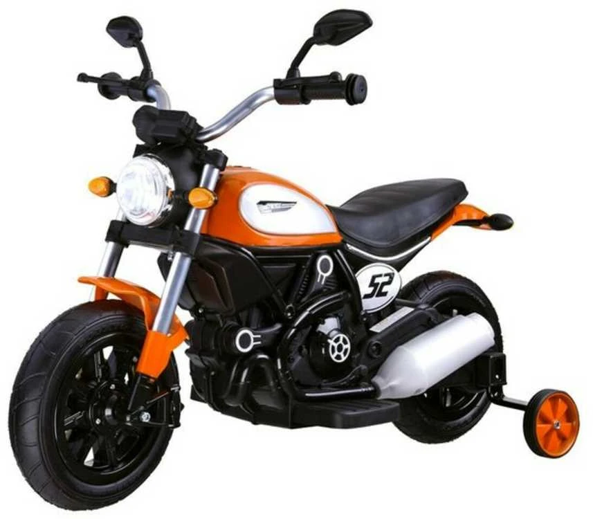 Elektrinis motociklas Street BOB, oranžinis