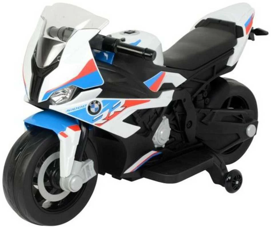 Elektrinis motociklas vaikams BMW S1000RR 2156, baltas