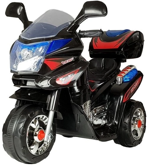 Elektrinis motociklas vaikams HC8051, juodas