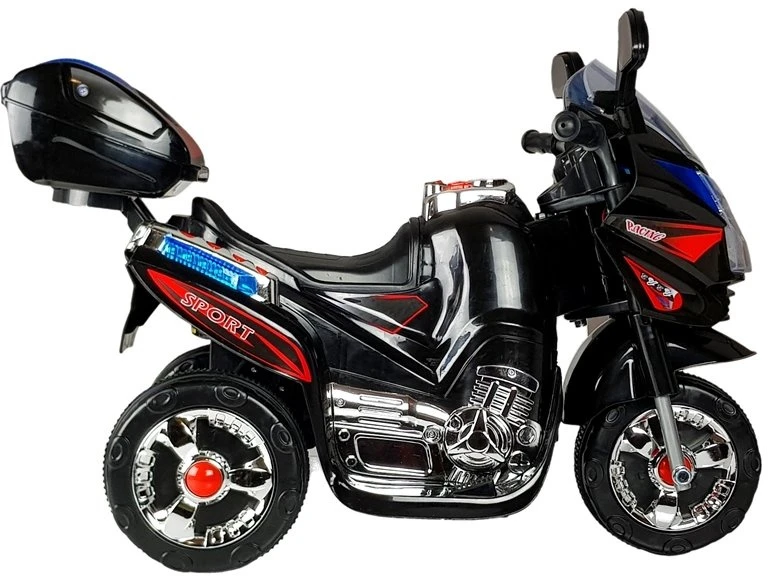 Elektrinis motociklas vaikams HC8051, juodas
