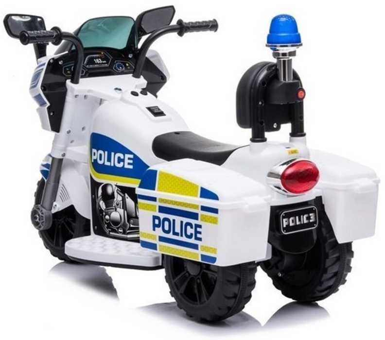 Elektrinis motociklas vaikams Police TR1912, baltas