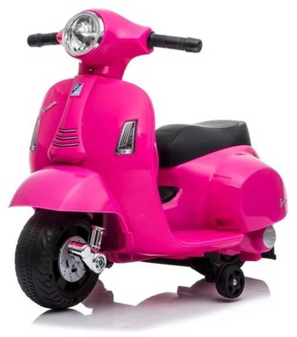Elektrinis motoroleris vaikams Vespa GTS 300 Mini, rožinis