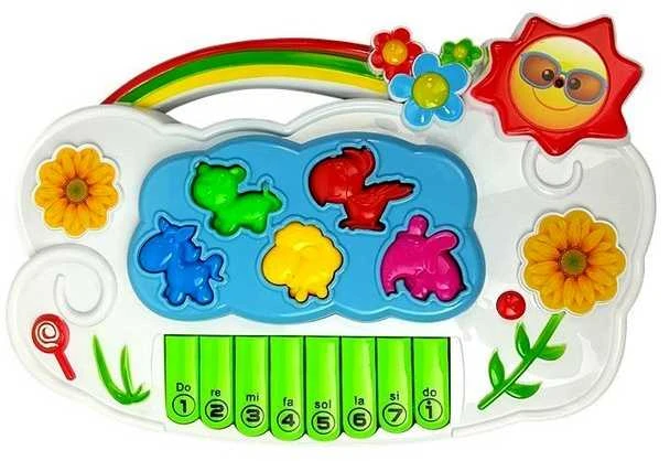 Elektrinis pianinas su mikrofonu