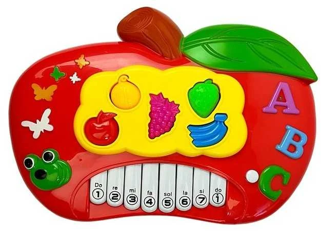 Elektrinis pianinas su mikrofonu - Obuolys