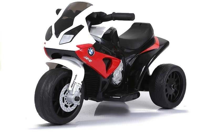 Elektrinis triratis motociklas vaikams BMW S1000RR, raudonas