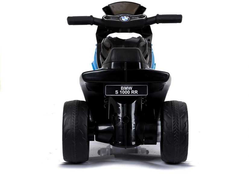 Elektrinis triratis motociklas vaikams BMW S1000RR, mėlynas