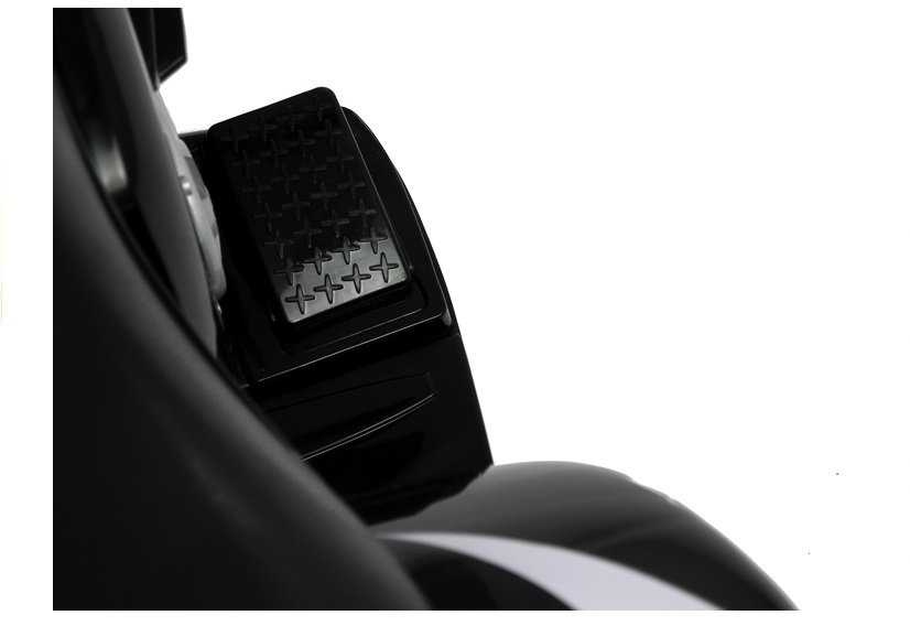 Elektrinis triratis motociklas vaikams BMW S1000RR, juodas